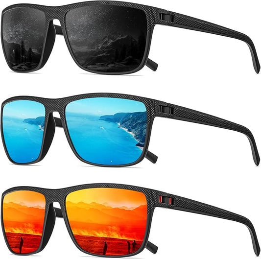 Multi-Color Sun Glasses x3 Pairs