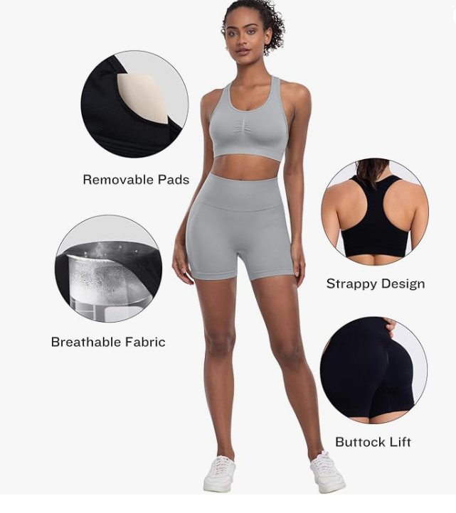 KingsyFit Women’s 2-Piece Workout Set