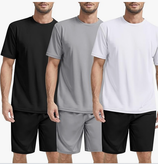 KingsyFit 3-Pack Men’s Workout Sets