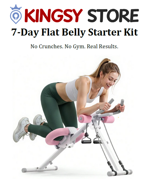 FREE Kingsy Flat-Belly FastTrack Kit ( included Meal Plan, Guide etc)